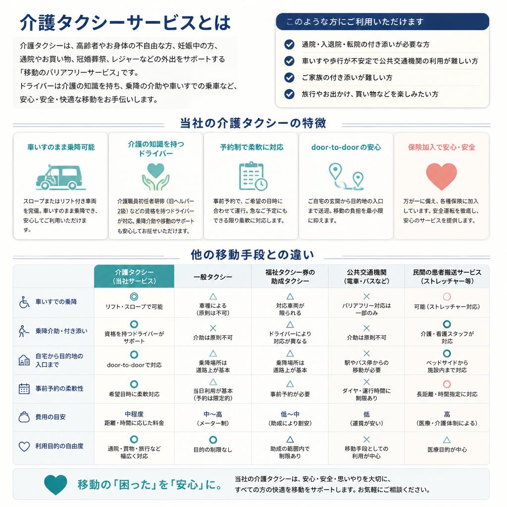 八尾市の介護タクシーサービスとは？